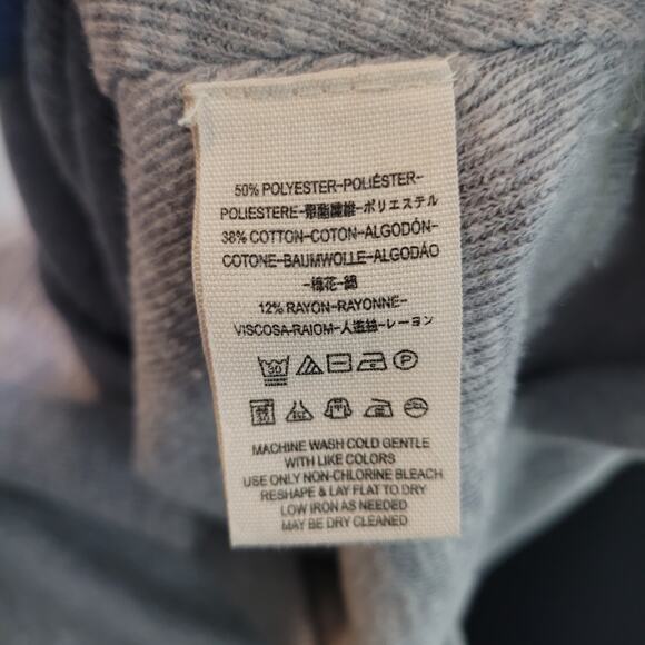 We The Free Size S Palisades Long Sleeve Wide Neck Free People Raglan Sleeve - Picture 9 of 9